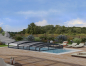 Preview: Palram-Canopia Poolüberdachung MAJORCA 8x4 874x470cm Alu grau Polycarbonat